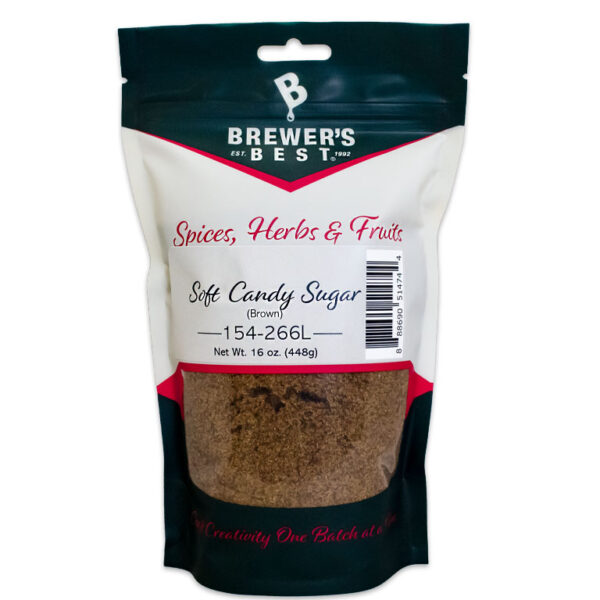 SOFT CANDY SUGAR BROWN 1 LB