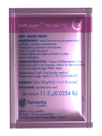 Saflager W-34/70 Dry Lager Yeast 11.5 Grams