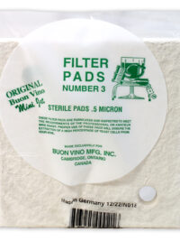 Buon Vino Filter Mini Pad #3 Super Sterile Micron .5 (3/Pkg)