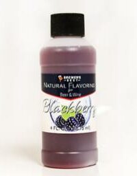 NATURAL BLACKBERRY FLAVORING EXTRACT 4 OZ