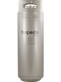 Slimline Torpedo Keg | Ball Lock Keg | Stainless Steel Corny Keg | 5 gal.